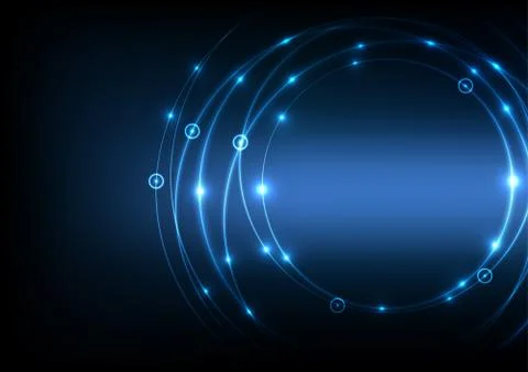 Vector background abstract technology communication data Science Illustrazione stock
