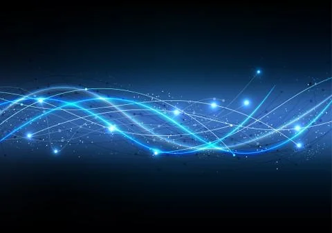Vector background abstract technology communication data Science Illustrazione stock