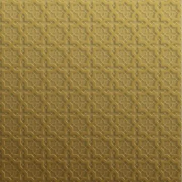 Vector background in arabian style. Gold color. Stock Illustration