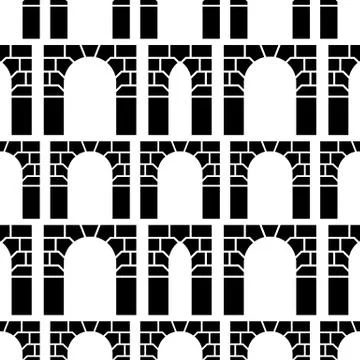 Vector background for archway Illustrazione stock