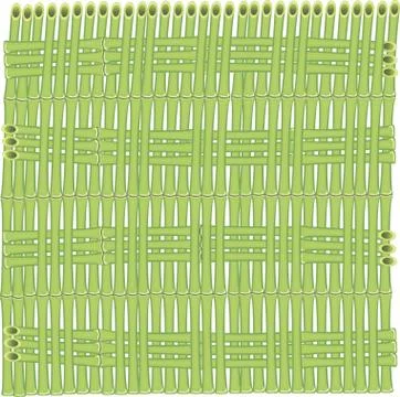 Vector background of bamboo stalks Illustrazione stock