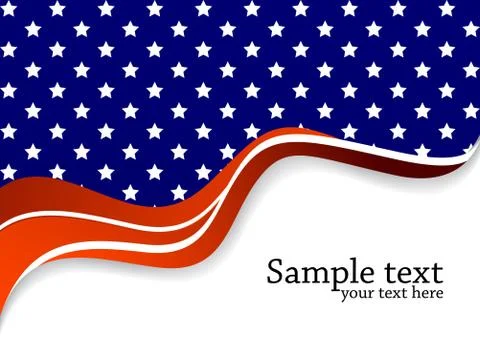 Vector background in blue and red color Stock Illustration