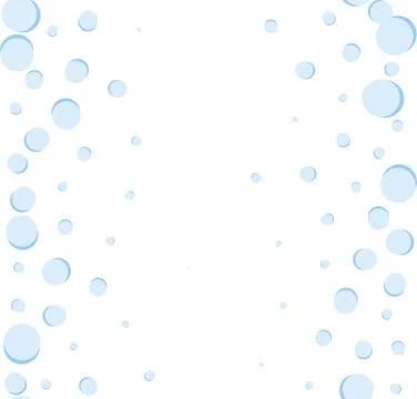 Vector background in blue drops on a white background eps Stock Illustration