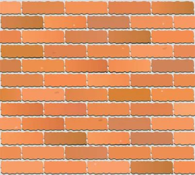 Vector background of brick wall Stock Illustration