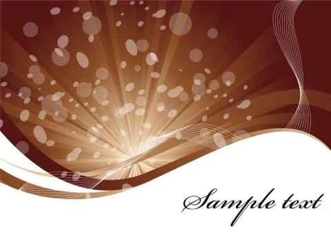 Vector background in brown color Stock Illustration