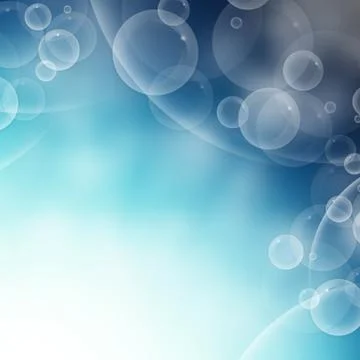 Vector background with bubbles Stock Illustration