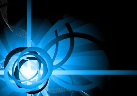 Vector background with circle Stock Illustration