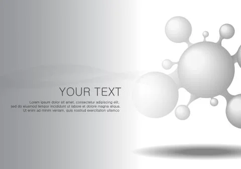 Vector : Background of circle network Stock Illustration