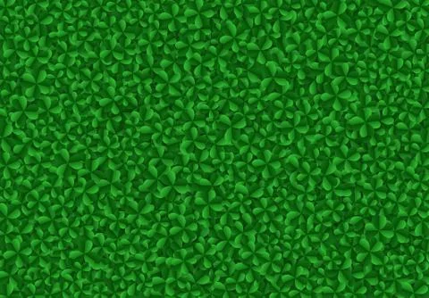 Vector background clover leaves, st Patricks day Stock Illustration