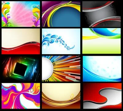 Vector Background Collection Stock Illustration