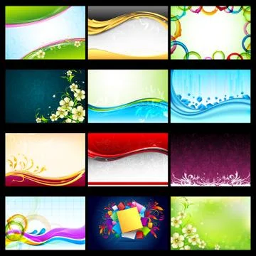Vector Background Collection Stock Illustration