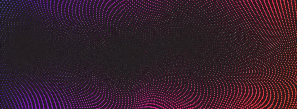 Vector background with color abstract wave dots Stock Illustration
