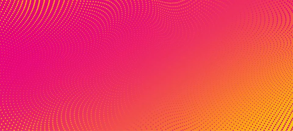 Vector background with color abstract wave dots Stock Illustration