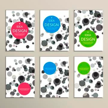 Vector background with color bubbles for your design Stock Illustration