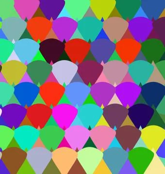 Vector background with colorful lights Stock Illustration