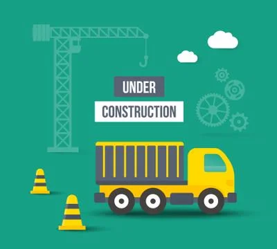 Vector background with concept of city building in flat style Stock Illustration