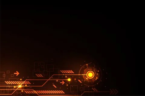 Vector background in the concept of technology. Stock Illustration