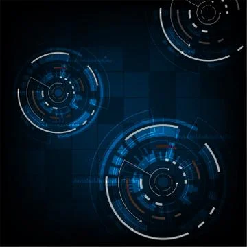 Vector background in the concept of technology. Stock-Illustration