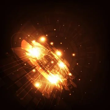 Vector background in the concept of technology. イラスト素材