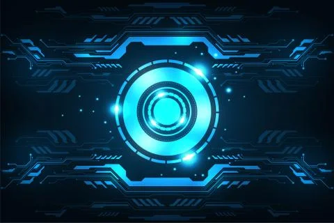 Vector background in the concept of technology. Stock Illustration