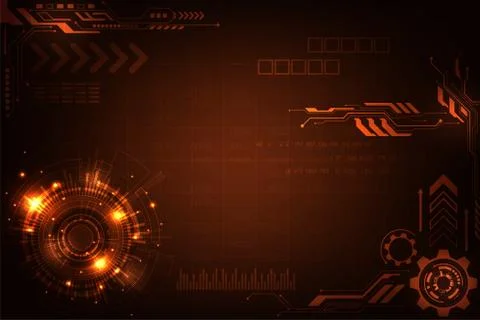 Vector background in the concept of technology. 스톡 일러스트