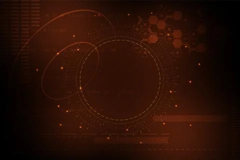 Vector background in the concept of technology. Stock Illustration