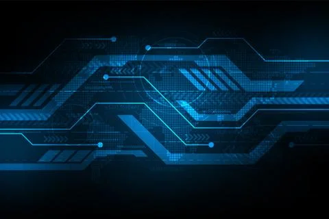 Vector background in the concept of technology. Stock Illustration