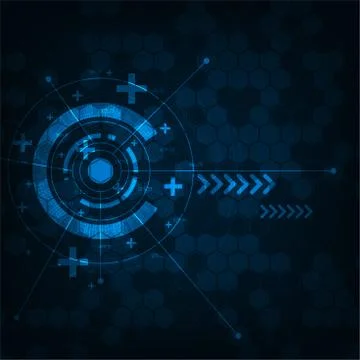 Vector background in the concept of technology. Stockillustratie