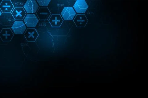 Vector background in the concept of technology. Stock Illustration