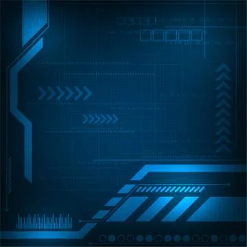 Vector background in the concept of technology. Stock-Illustration