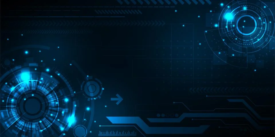 Vector background in the concept of technology. Stock Illustration