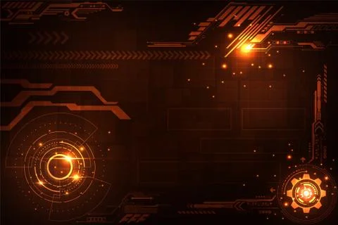 Vector background in the concept of technology. Stock-Illustration