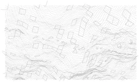 Vector background consisting of dots and lines イラスト素材