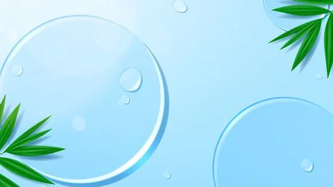 Vector background for cosmetic products presentation Stock-Illustration