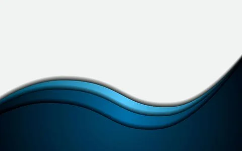 Vector background of curves overlapping paper layers on white space for tex.. Illustrazione stock