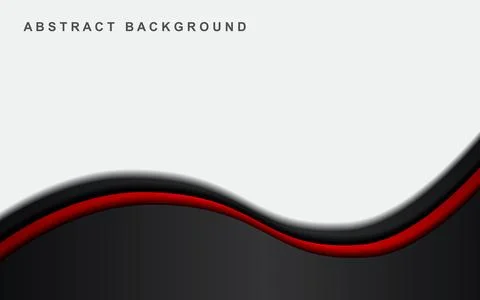 Vector background of curves overlapping paper layers on space for text and .. Stock Illustration