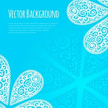 Vector background with cute cashmere pattern Stock Illustration