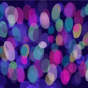 Vector background dark blue shades multicolored circles Stock Illustration