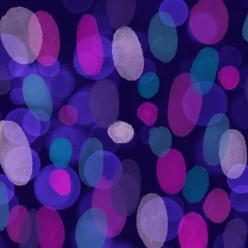 Vector background dark blue shades multicolored circles Stock Illustration