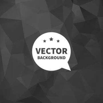 Vector background, dark grey geometric texture. Ilustração Stock