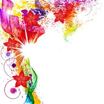 Vector background ??of desing elements. Stock Illustration