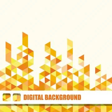 Vector background of different color triangles イラスト素材