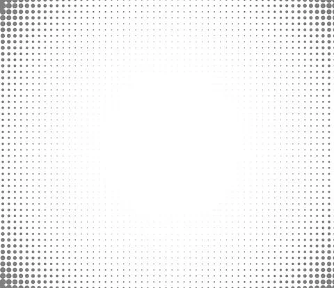 Vector background of dots in the corners of the image. Black digital vignette in Stock Illustration