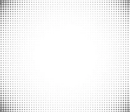 Vector background of dots in the corners of the image. Black digital vignette in Stock Illustration
