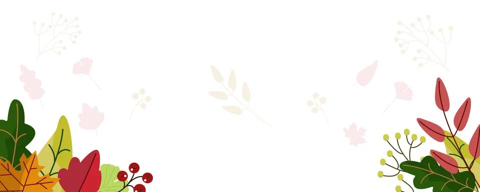 Vector background with falling autumn leaves. Frame for the text Illustrazione stock