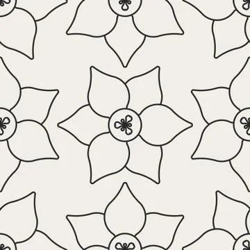 Vector background with flowers. Stock-Illustration