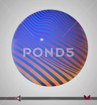 Vector background frame. Multicolor striped, zebra pattern. Background for de Ilustração Stock