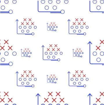 Vector background for game strategy Stock Illustration