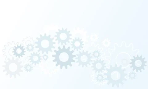 Vector background with gears Stock Illustration
