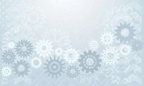 Vector background with gears Stock Illustration